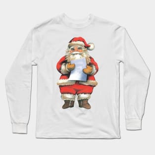 Santa Long Sleeve T-Shirt